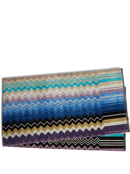 Giacomo Zig Zag Print Towel