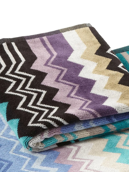 Giacomo Chevron Print Towels (Set Of 2)
