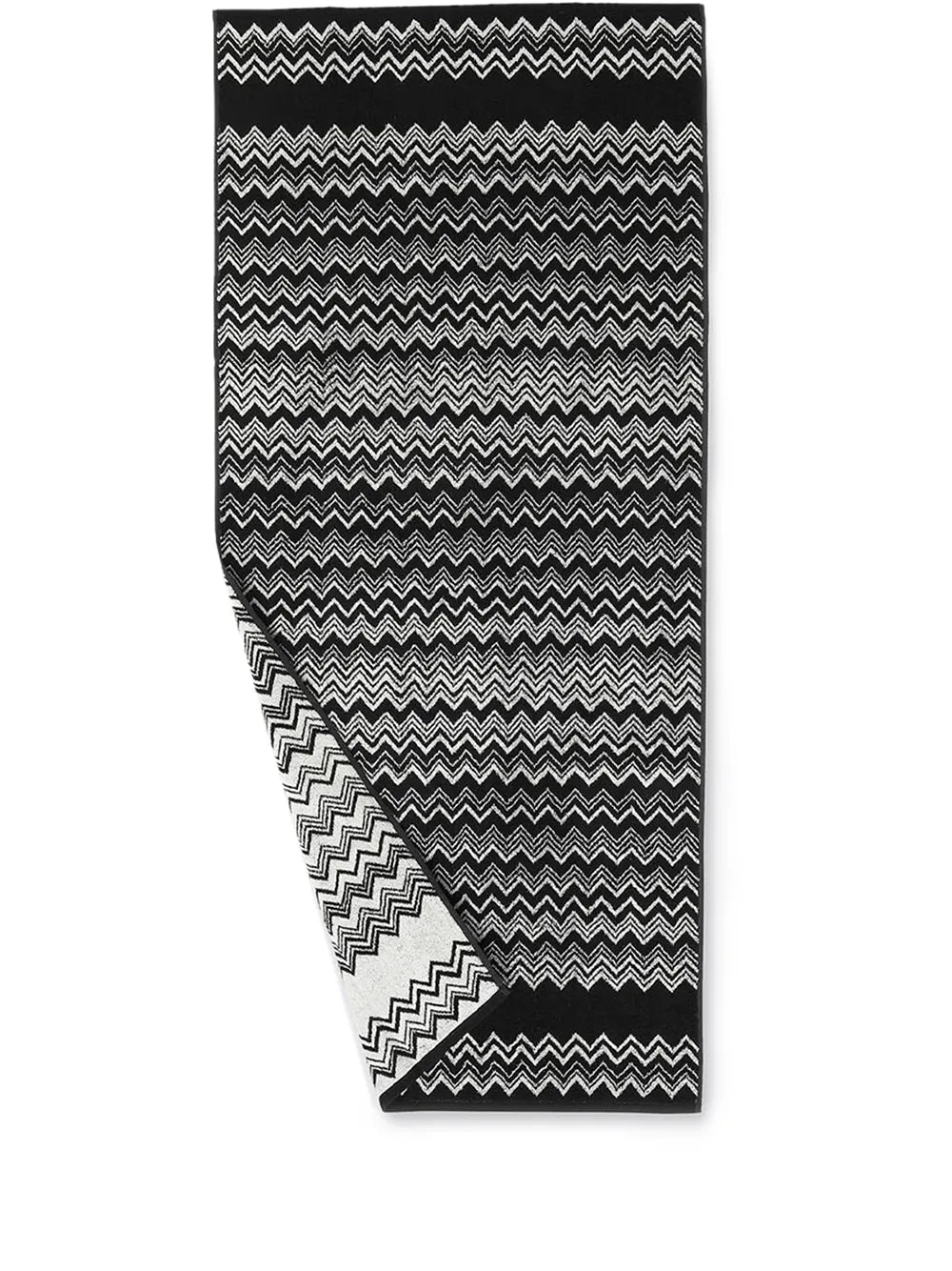 Keith Chevron Print Bath Towel