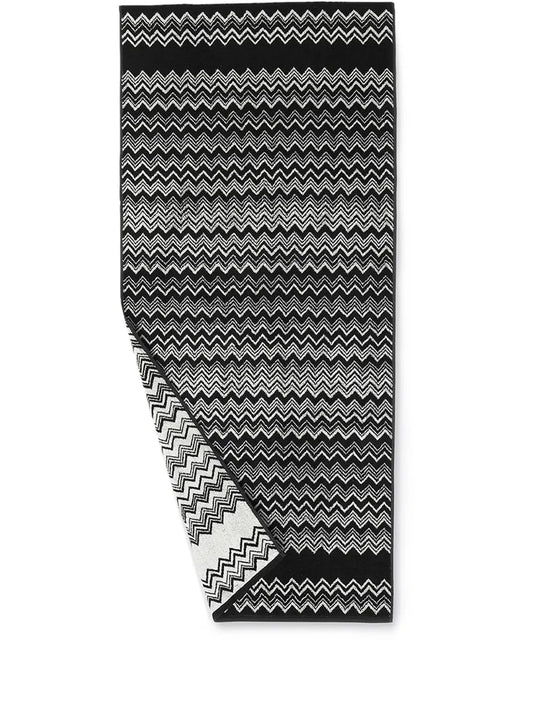 Keith Chevron Print Bath Towel