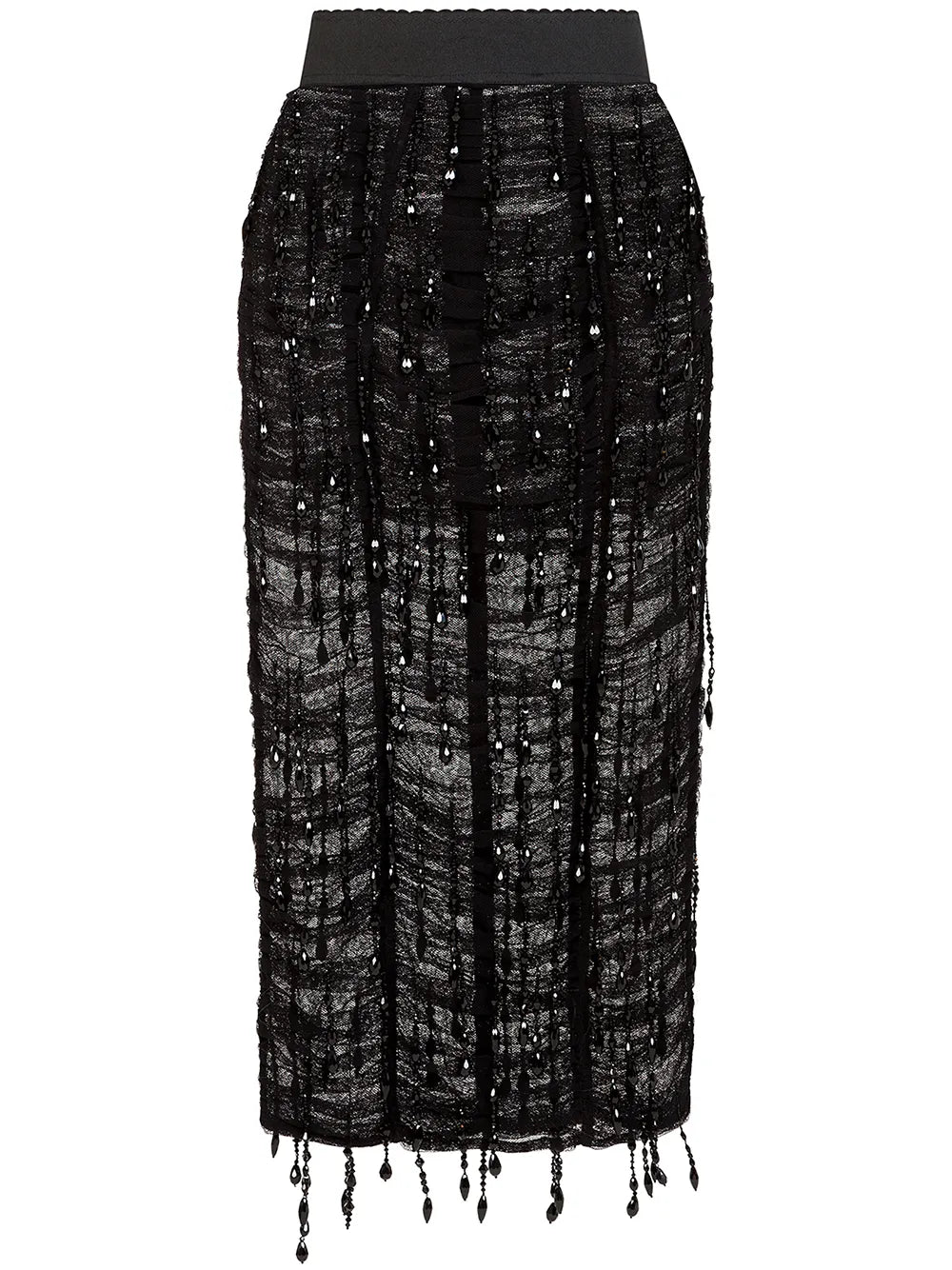 Embellished Pencil Skirt