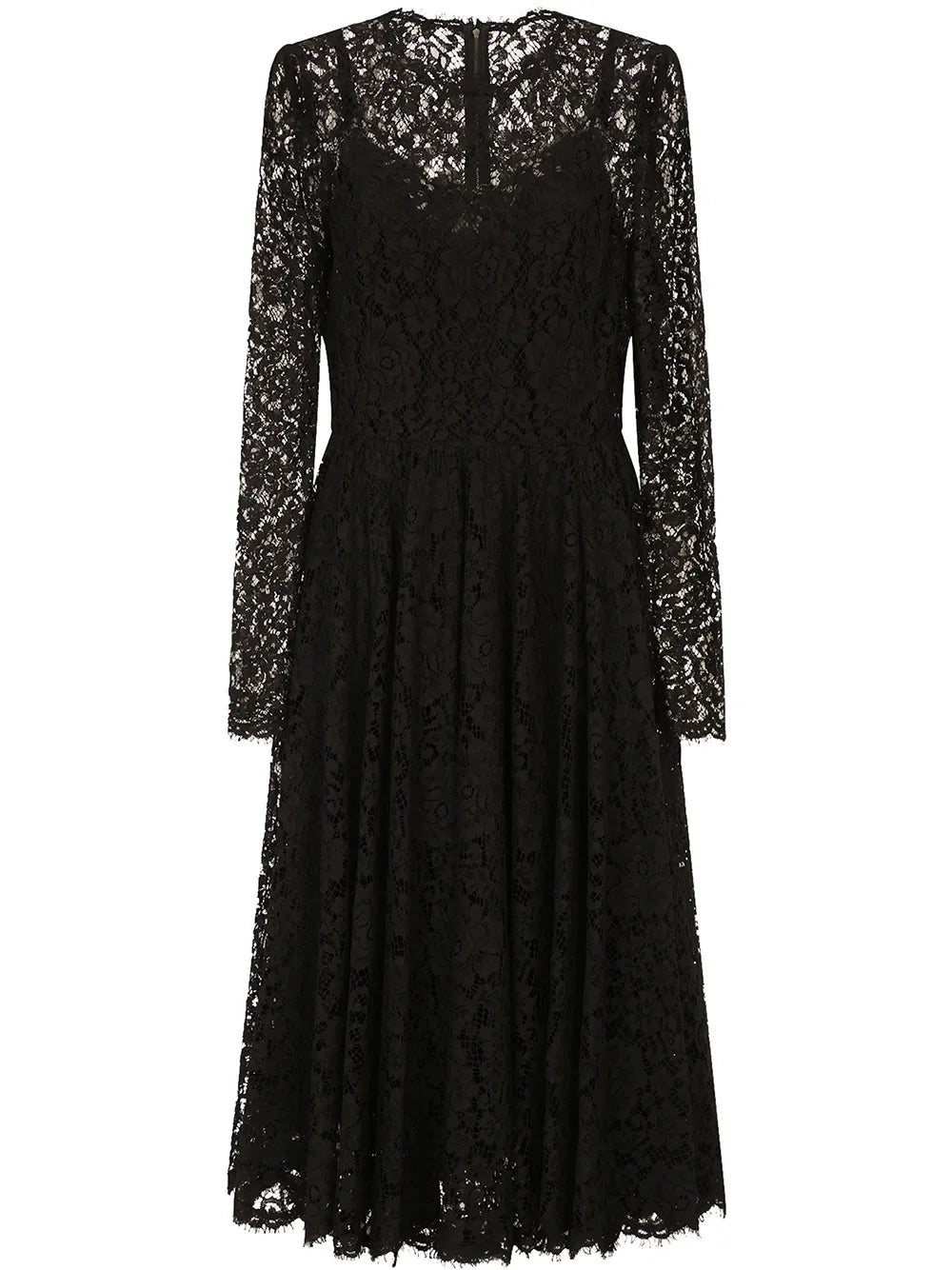 Lace Long-Sleeved Dress