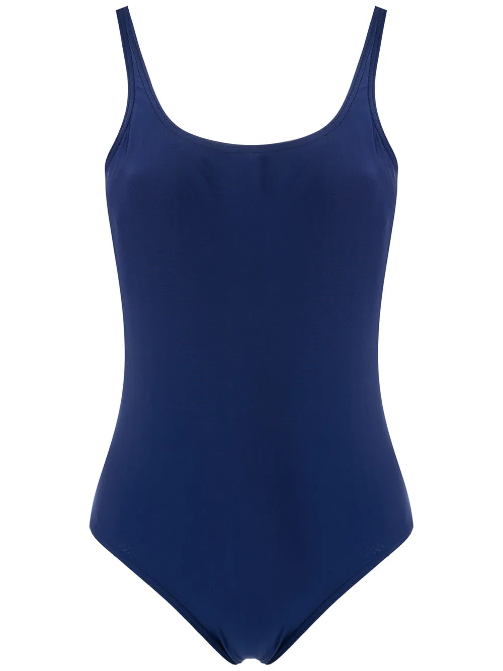 Plain Plunging Back One-Piece