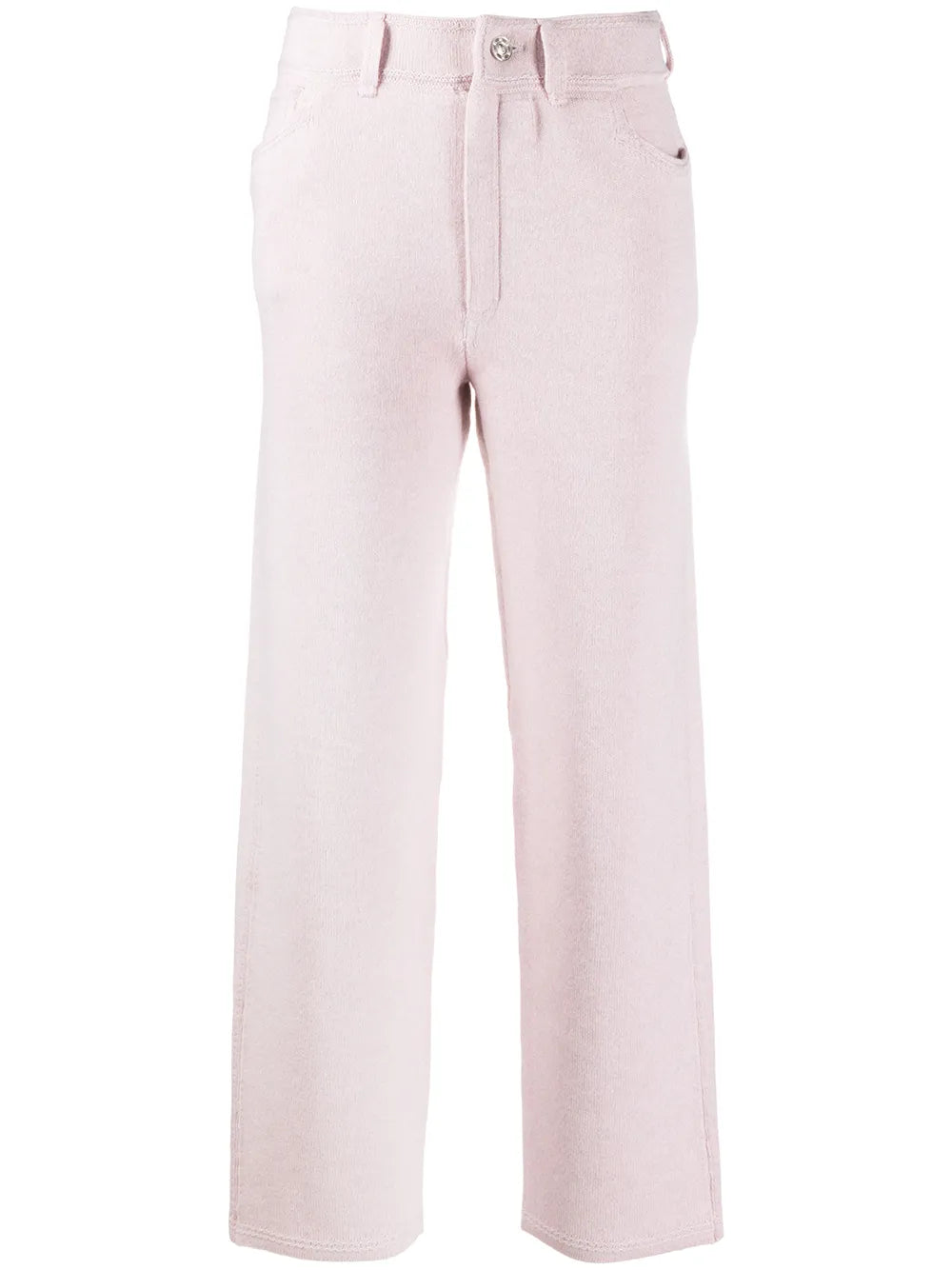 High-Rise Straight-Leg Trousers