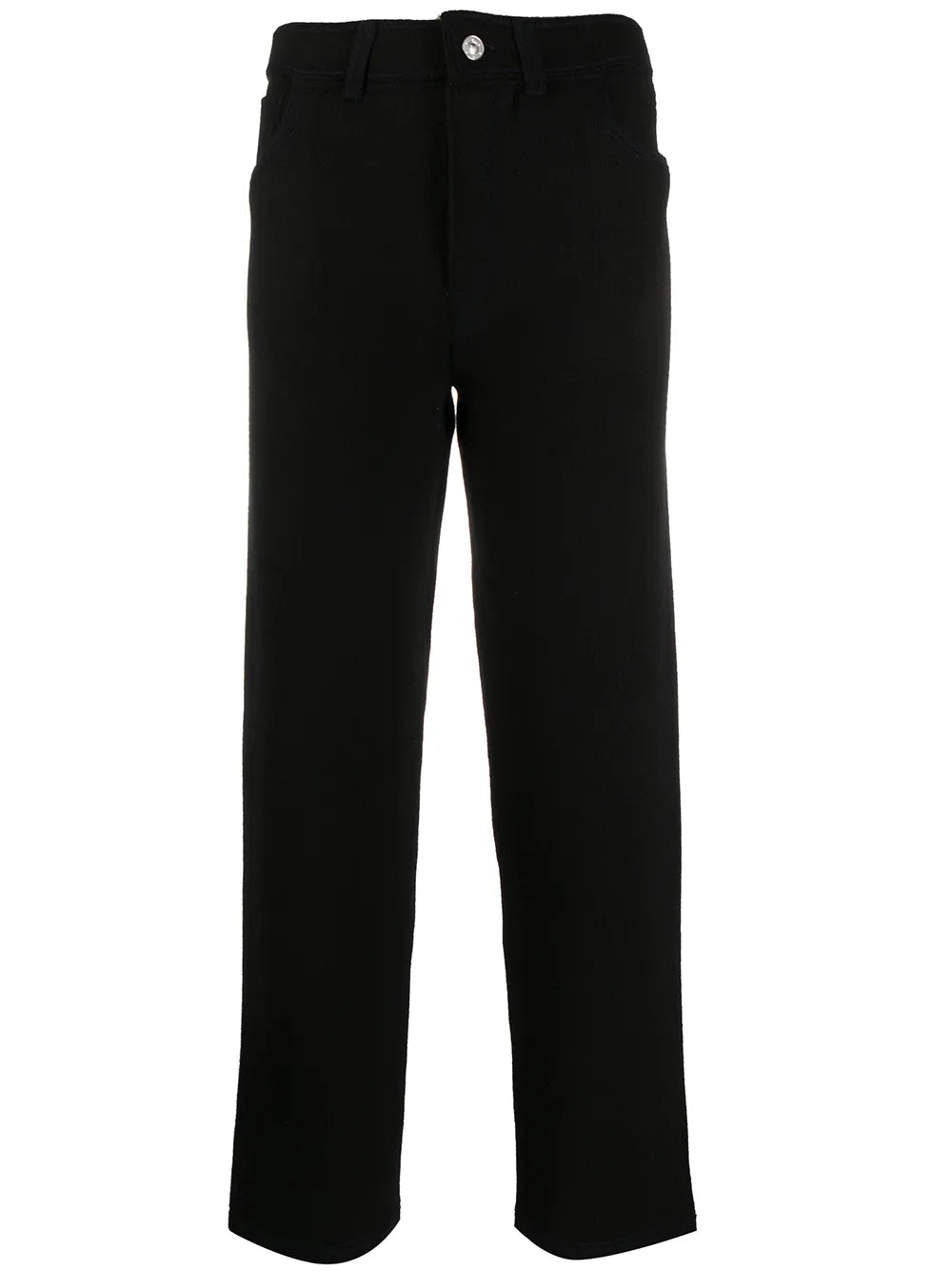 High-Rise Straight-Leg Trousers
