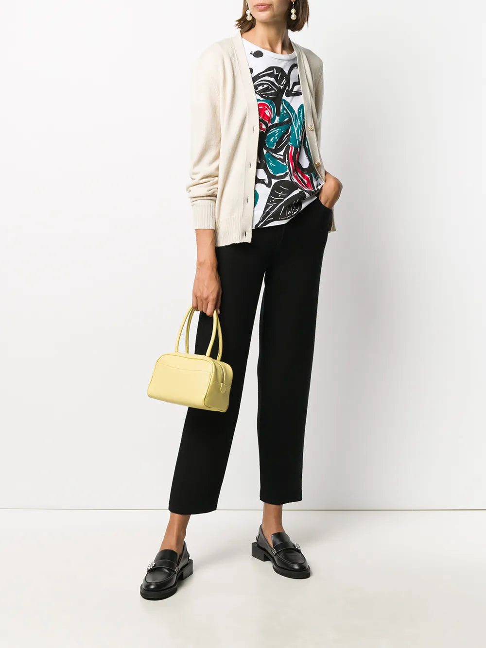 High-Rise Straight-Leg Trousers