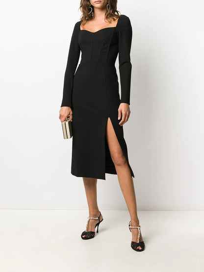 Sweetheart-Neck Sheath Dress