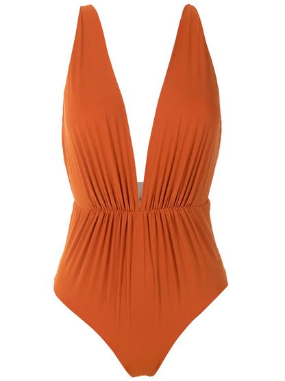 Clavert Plunging Neck One-Piece