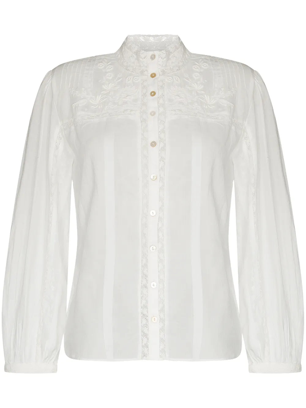 Ronda Floral-Embroidery Blouse