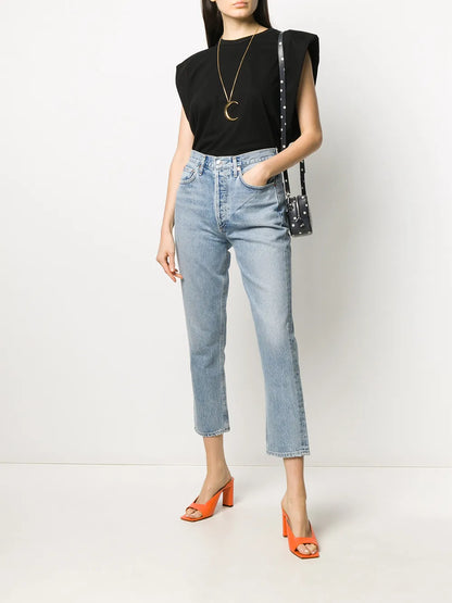 Cropped Skinny-Fit Jeans