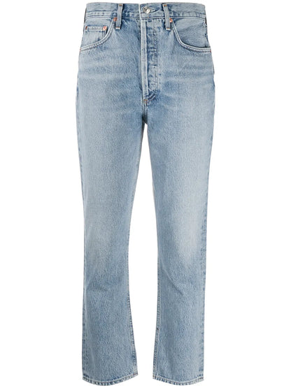Cropped Skinny-Fit Jeans