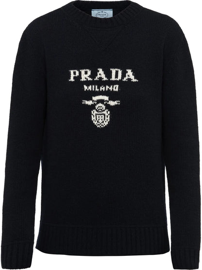 Logo-Intarsia Wool-Cashmere Jumper