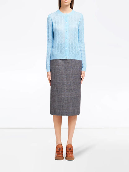 Cable-Knit Cardigan
