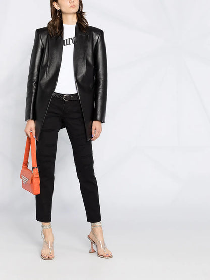 Mid-Rise Cropped Jeans