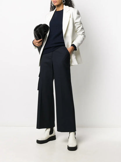 Round-Neck Knitted Jumper
