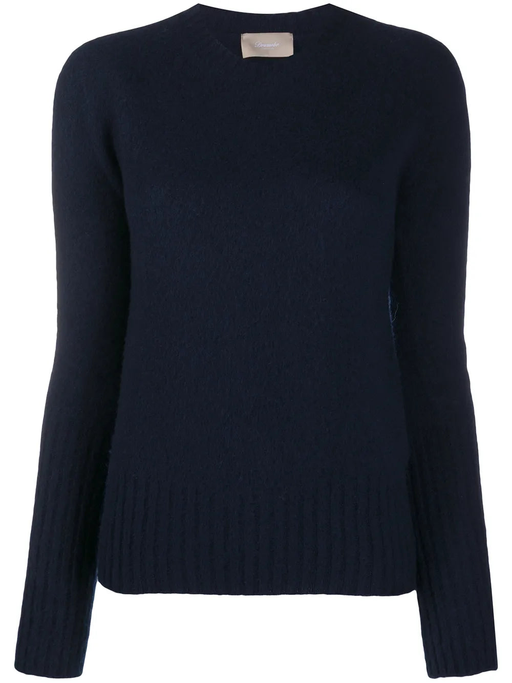 Round-Neck Knitted Jumper