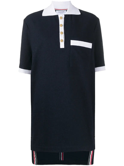 Rwb-Stripe Polo Dress