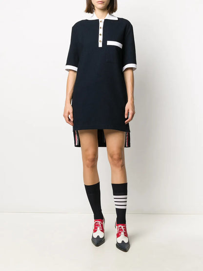 Rwb-Stripe Polo Dress
