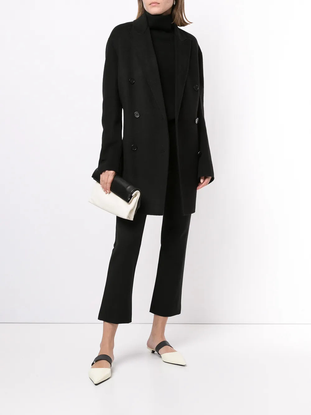 High-Waisted Cropped Trousers