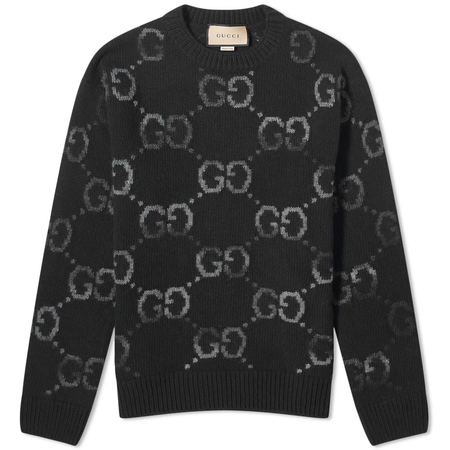 Jumbo GG Jacquard Crew Neck Jumper