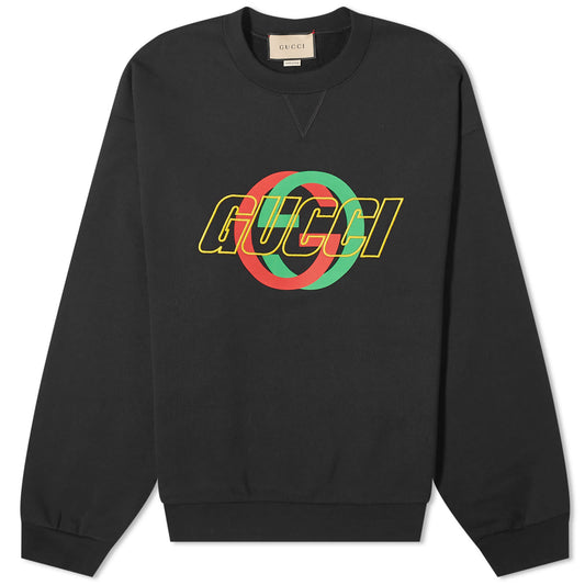 Gucci Interlocking Logo Crew Neck Sweat