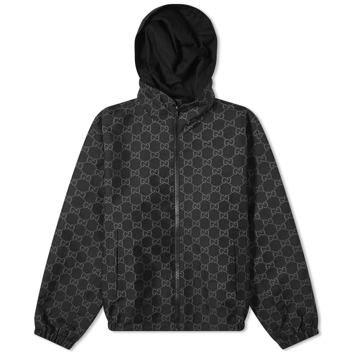Gucci Interlocking Logo Ripstop Jacket