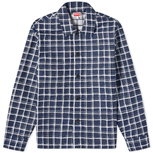 Check Jacquard Overshirt