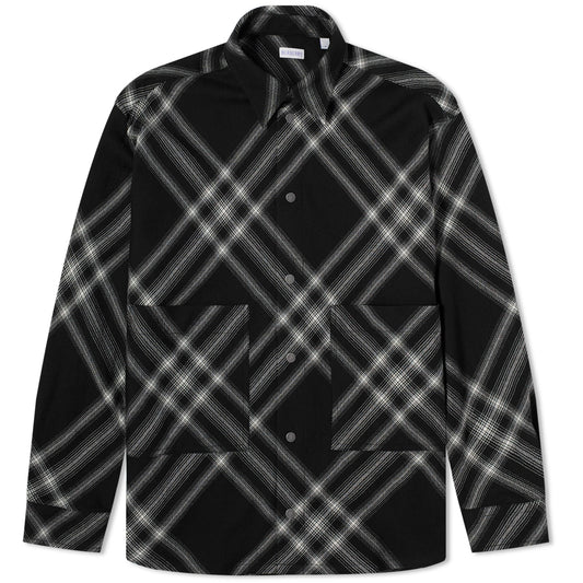 Wool Check Overshirt