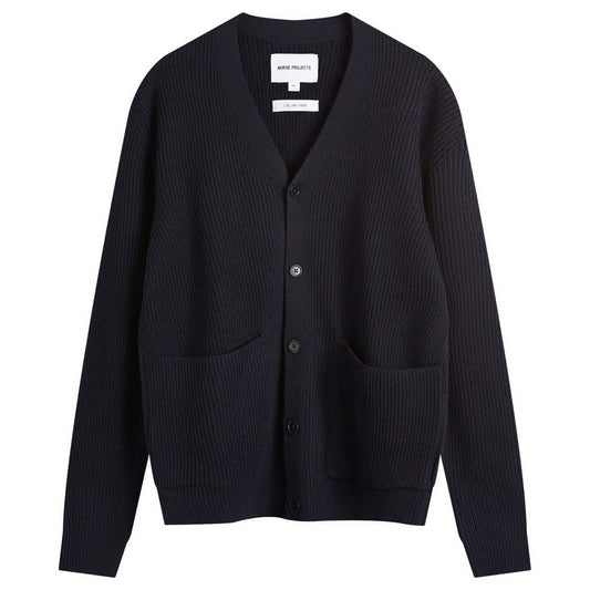 Loki Wool Rib Knit Cardigan