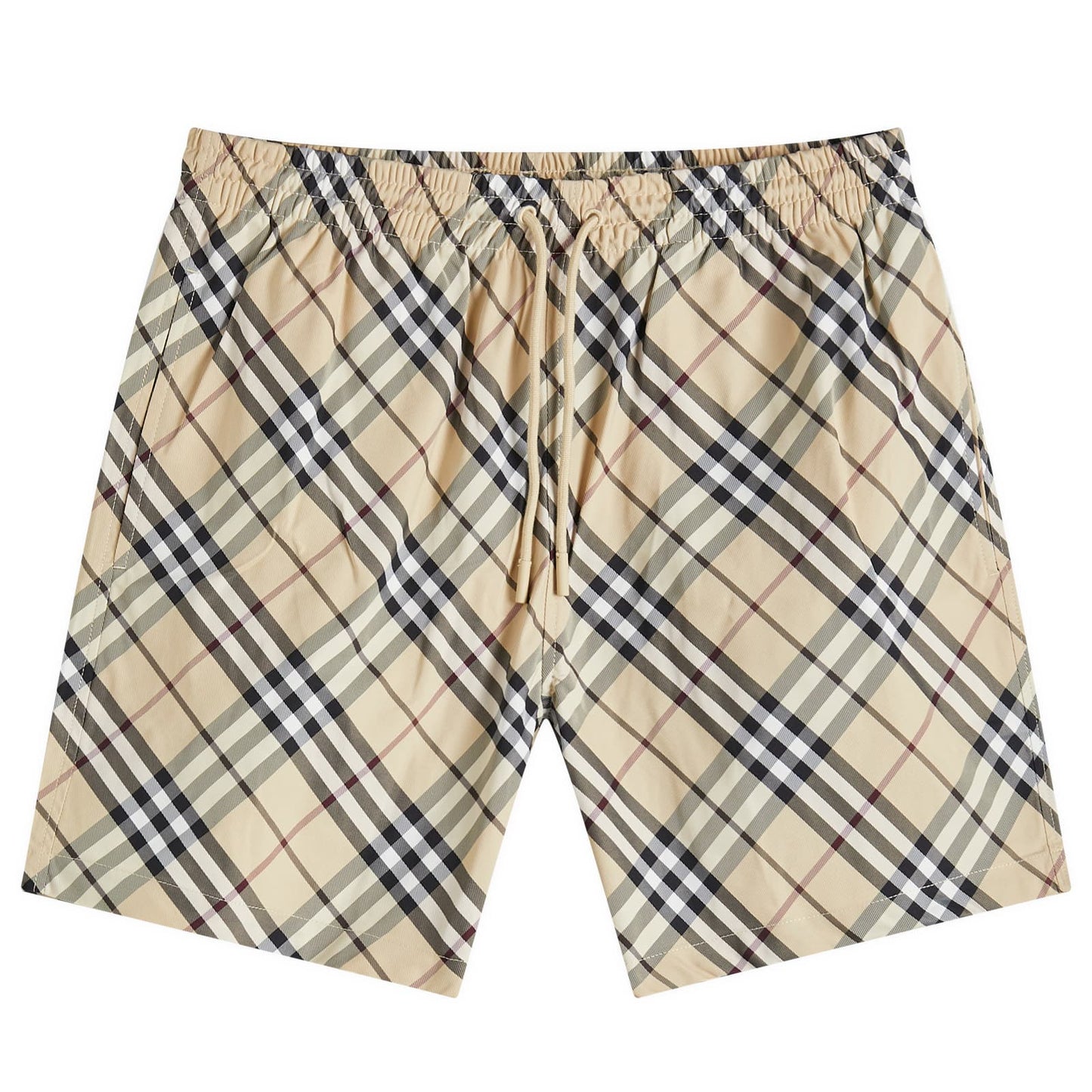 Printed Check Swim Shorts