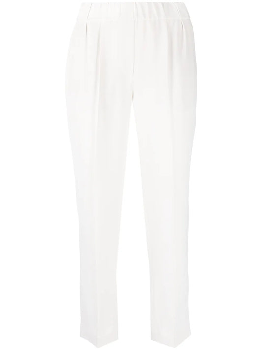 Elasticated Tapered Trousers