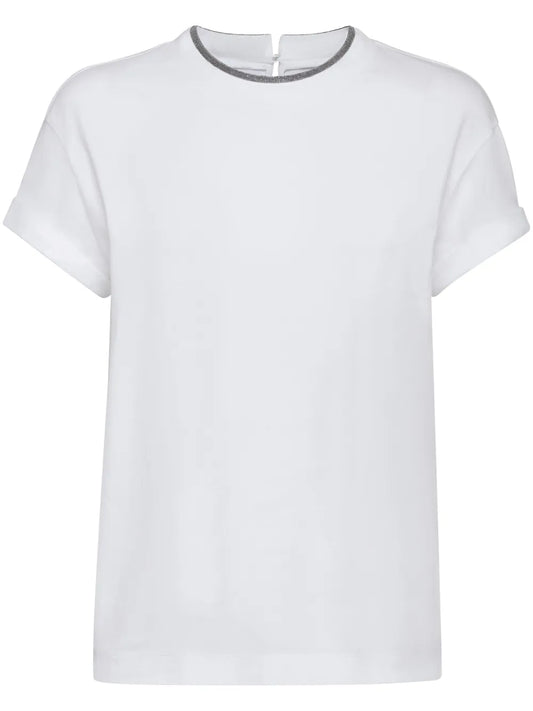 Contrast-Trim T-Shirt