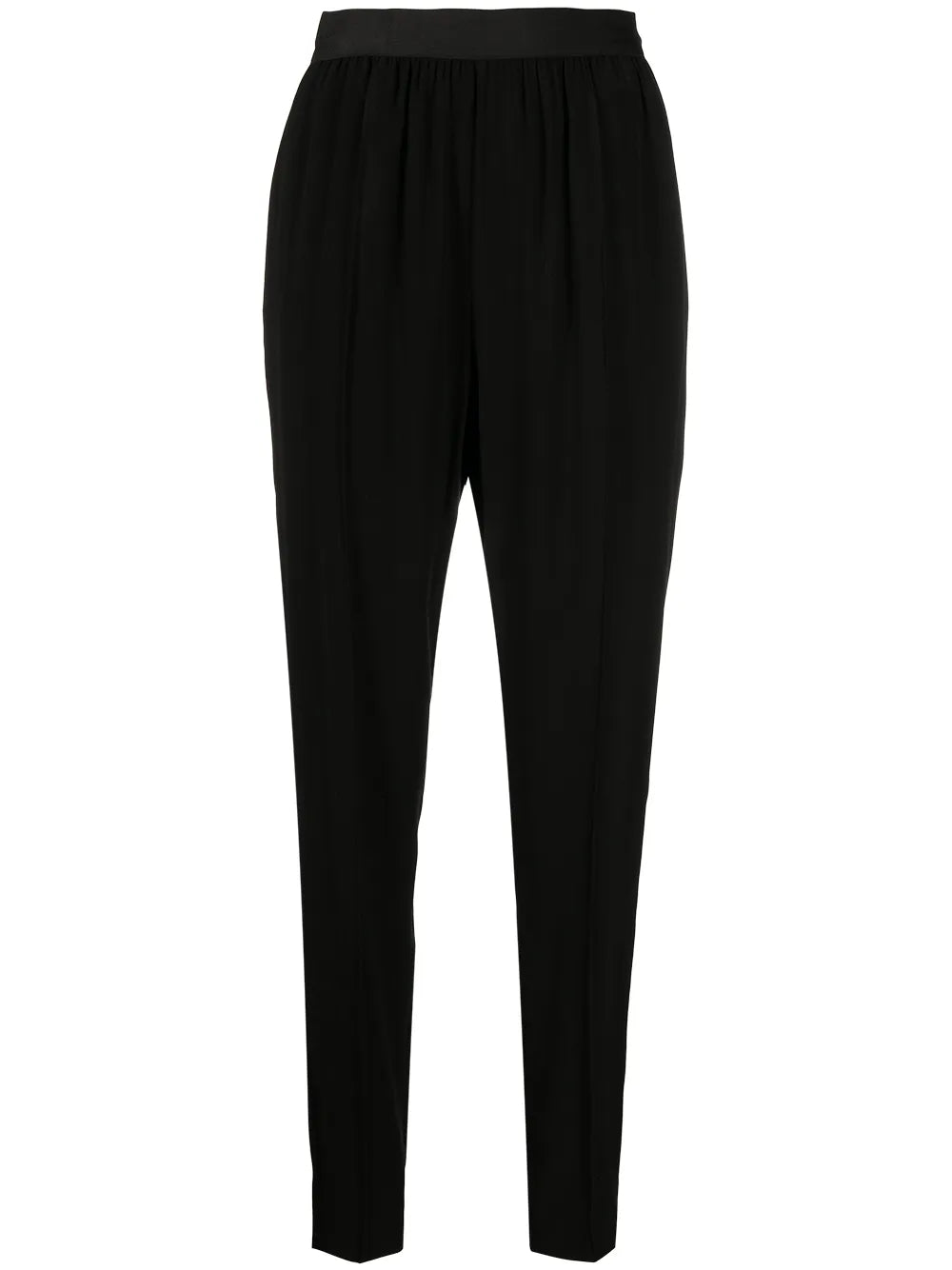 Elasticated Waistband Tapered Trousers