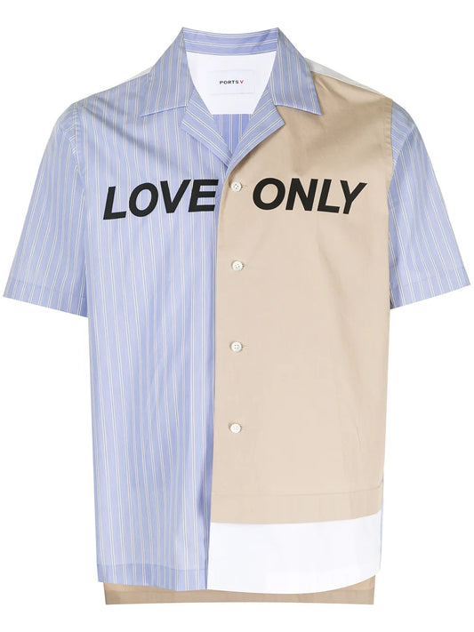 Love Only Print Panelled Shirt
