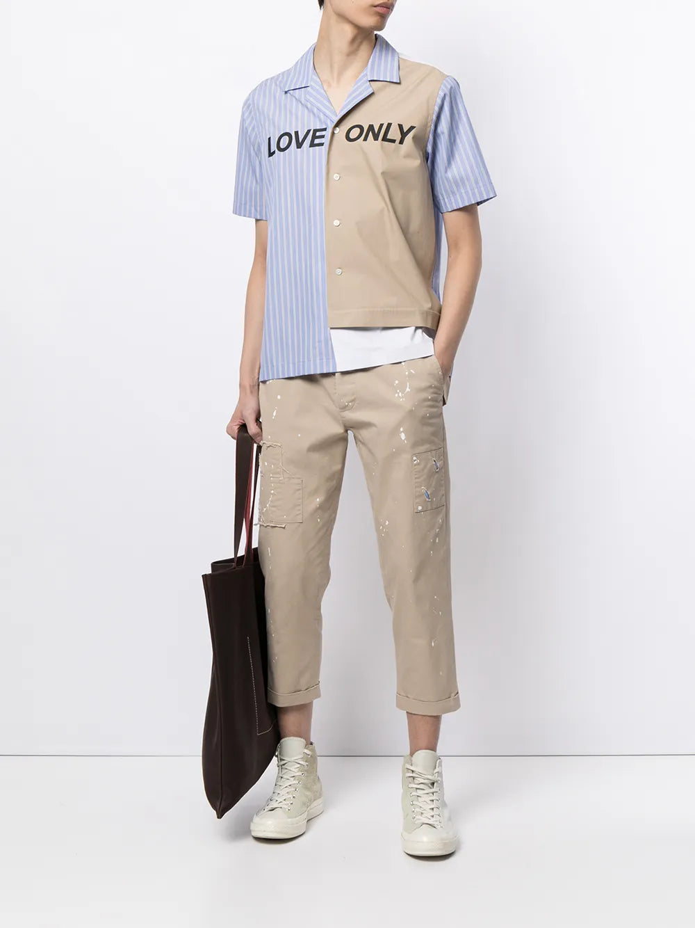 Love Only Print Panelled Shirt