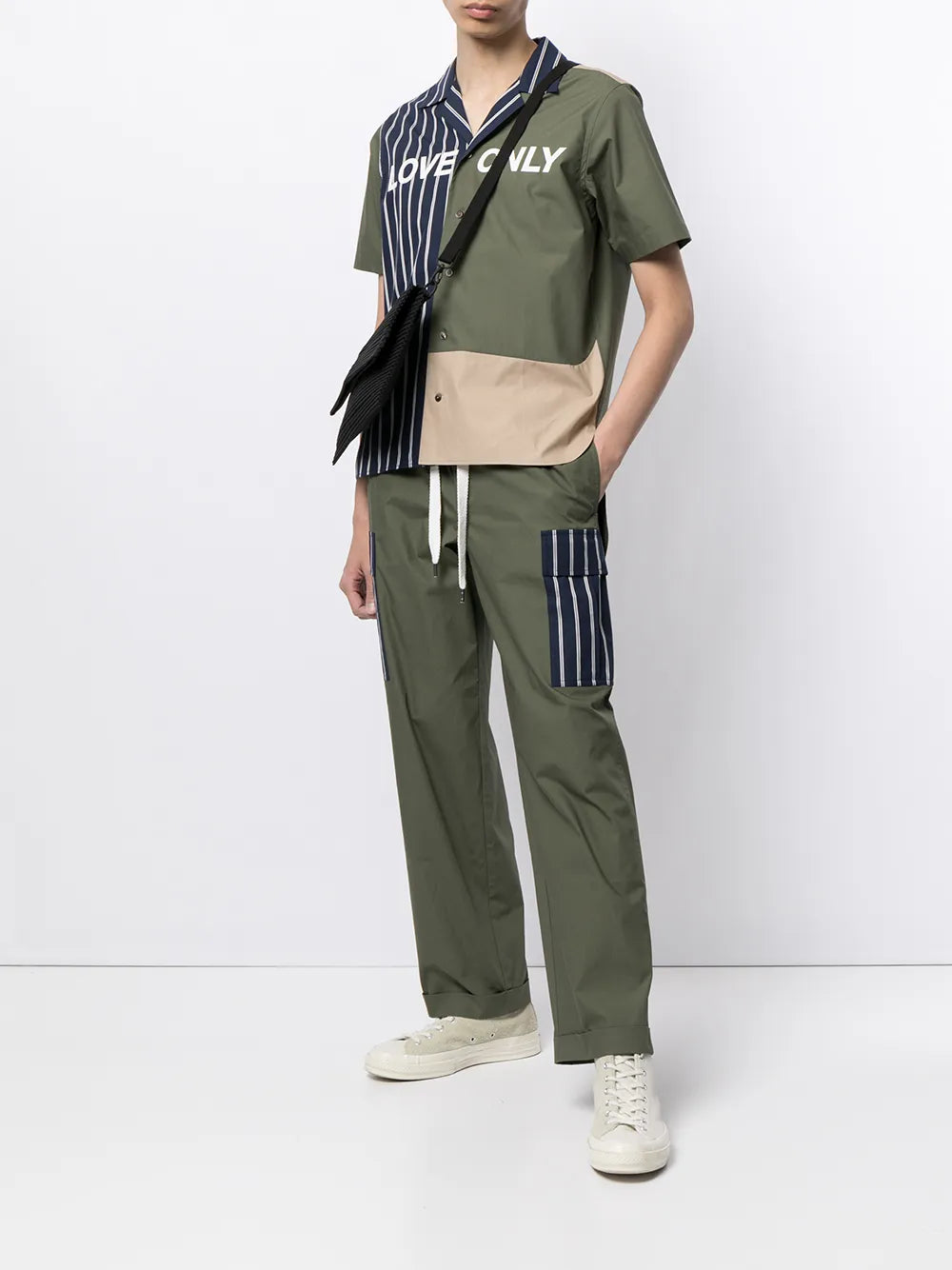 Love Only Print Panelled Shirt