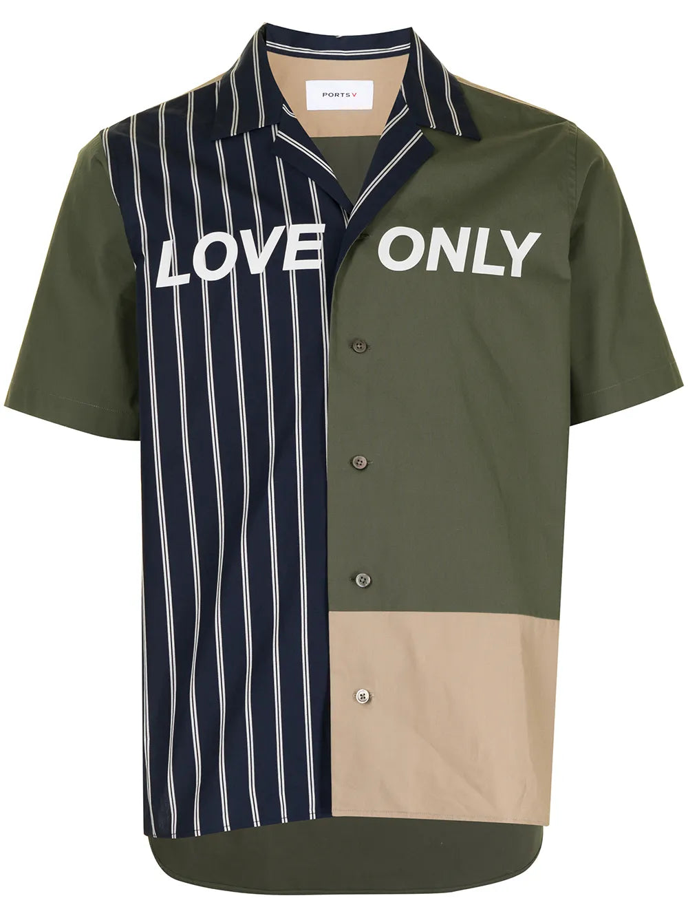 Love Only Print Panelled Shirt