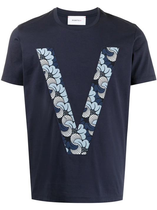 Monogram-Print Cotton T-Shirt