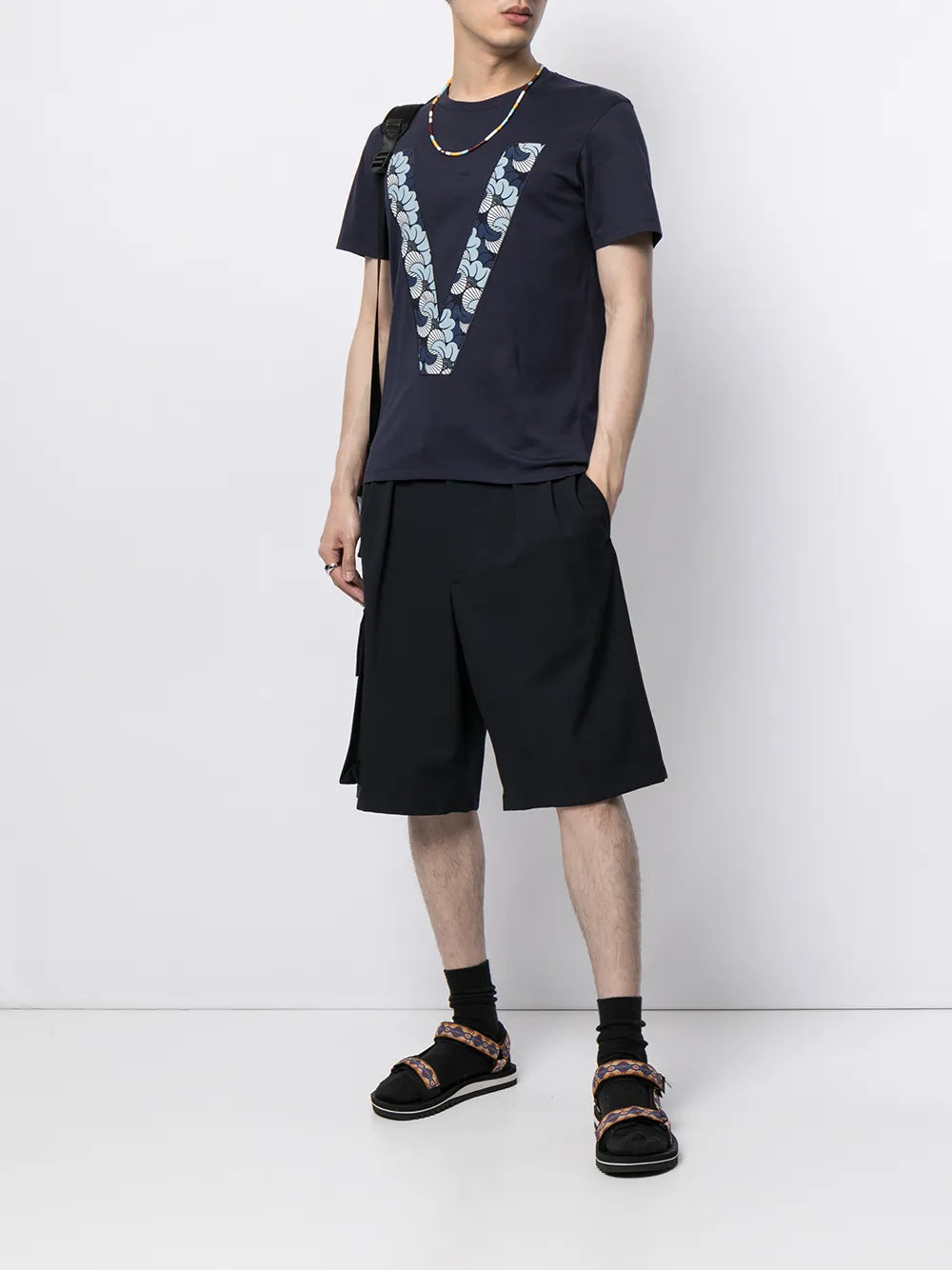 Monogram-Print Cotton T-Shirt
