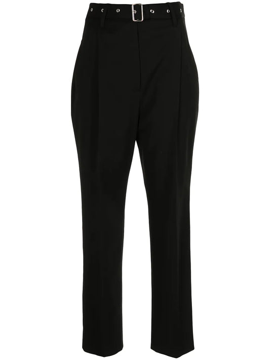 Cropped Suiting Carrot Leg Trousers