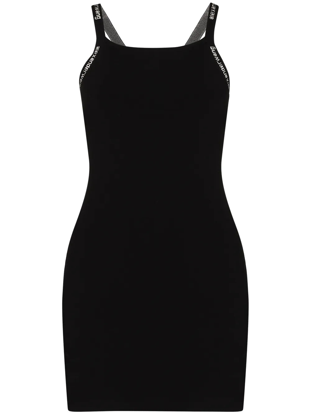 Logo-Tape Sleeveless Minidress