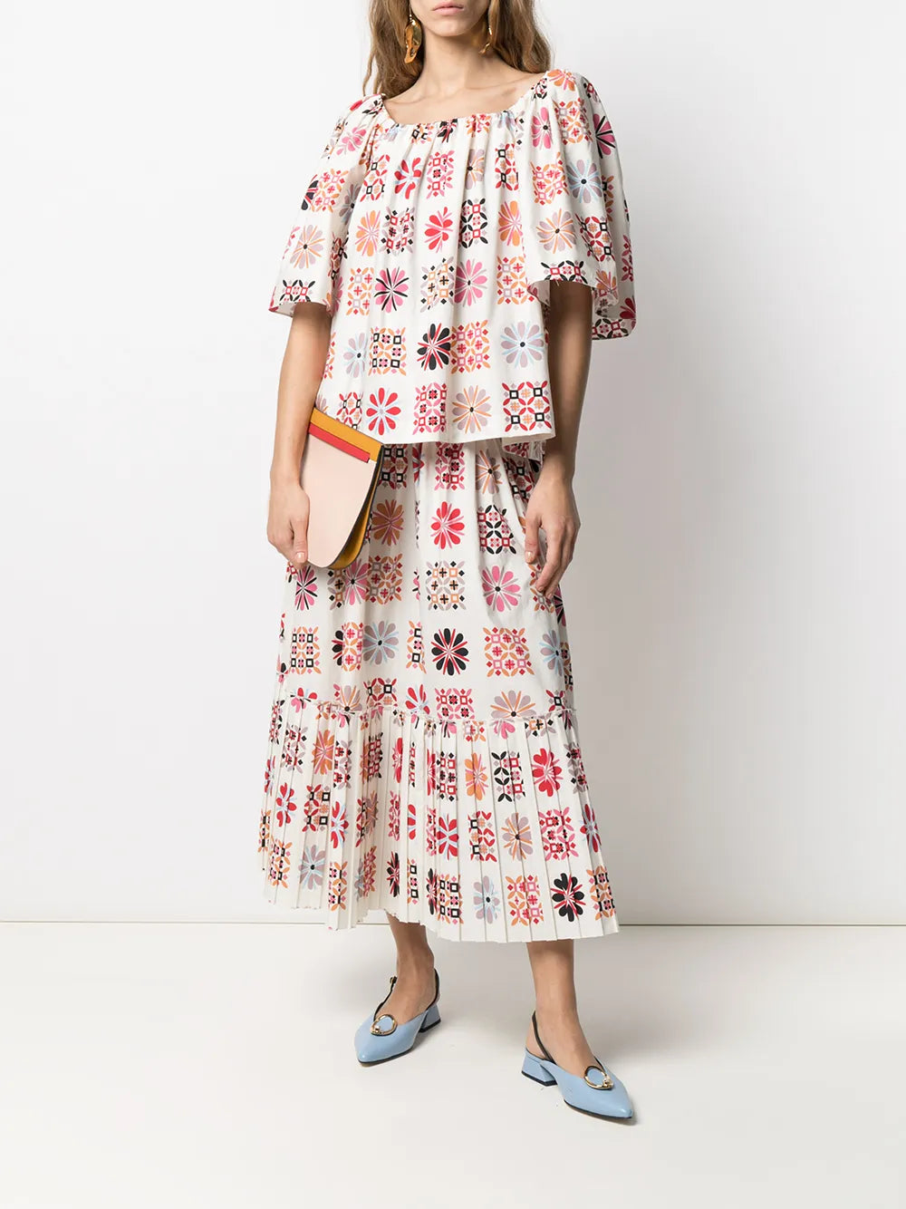 Balletto Midi A-Line Skirt