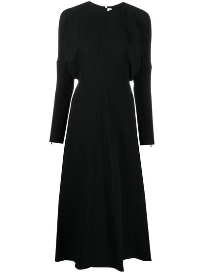 Dolman-Sleeve Midi Dress