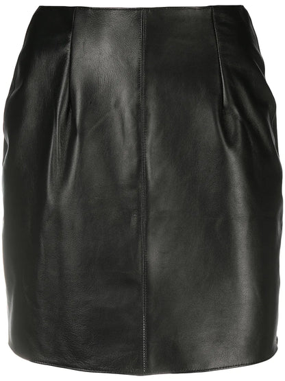 Mia Leather Mini Skirt