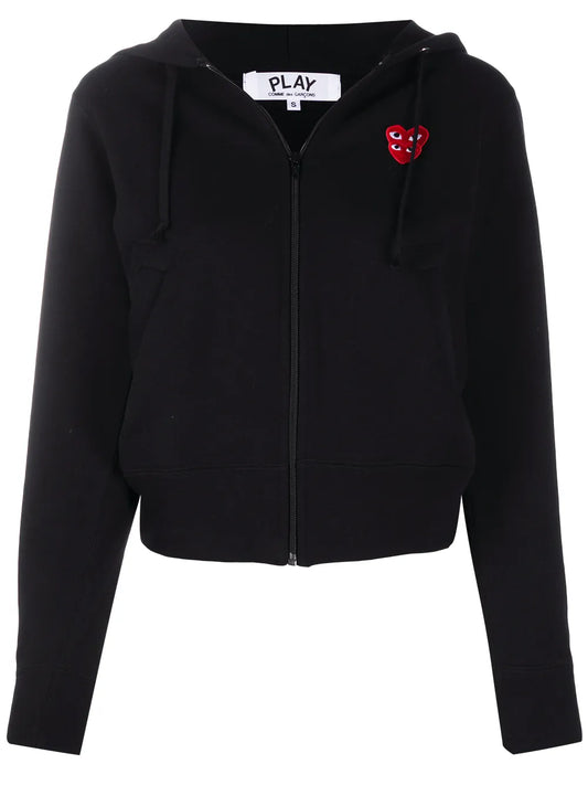 Logo-Motif Zip-Up Hoodie
