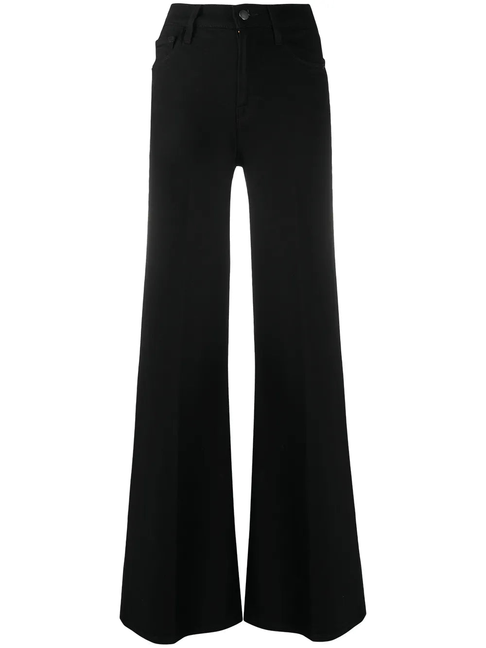 High-Waisted Flared Jeans