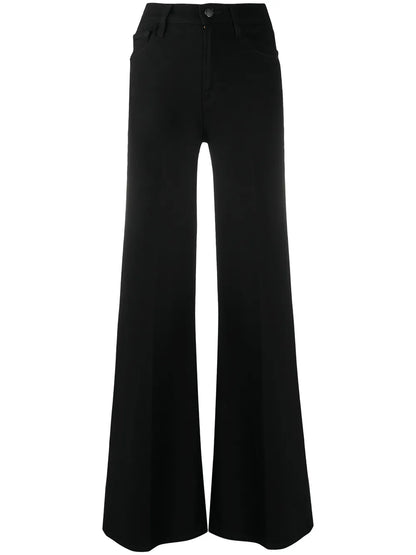 High-Waisted Flared Jeans