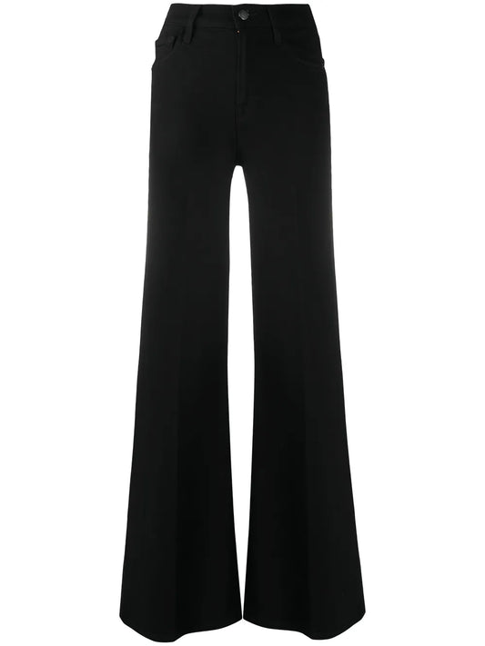 High-Waisted Flared Jeans