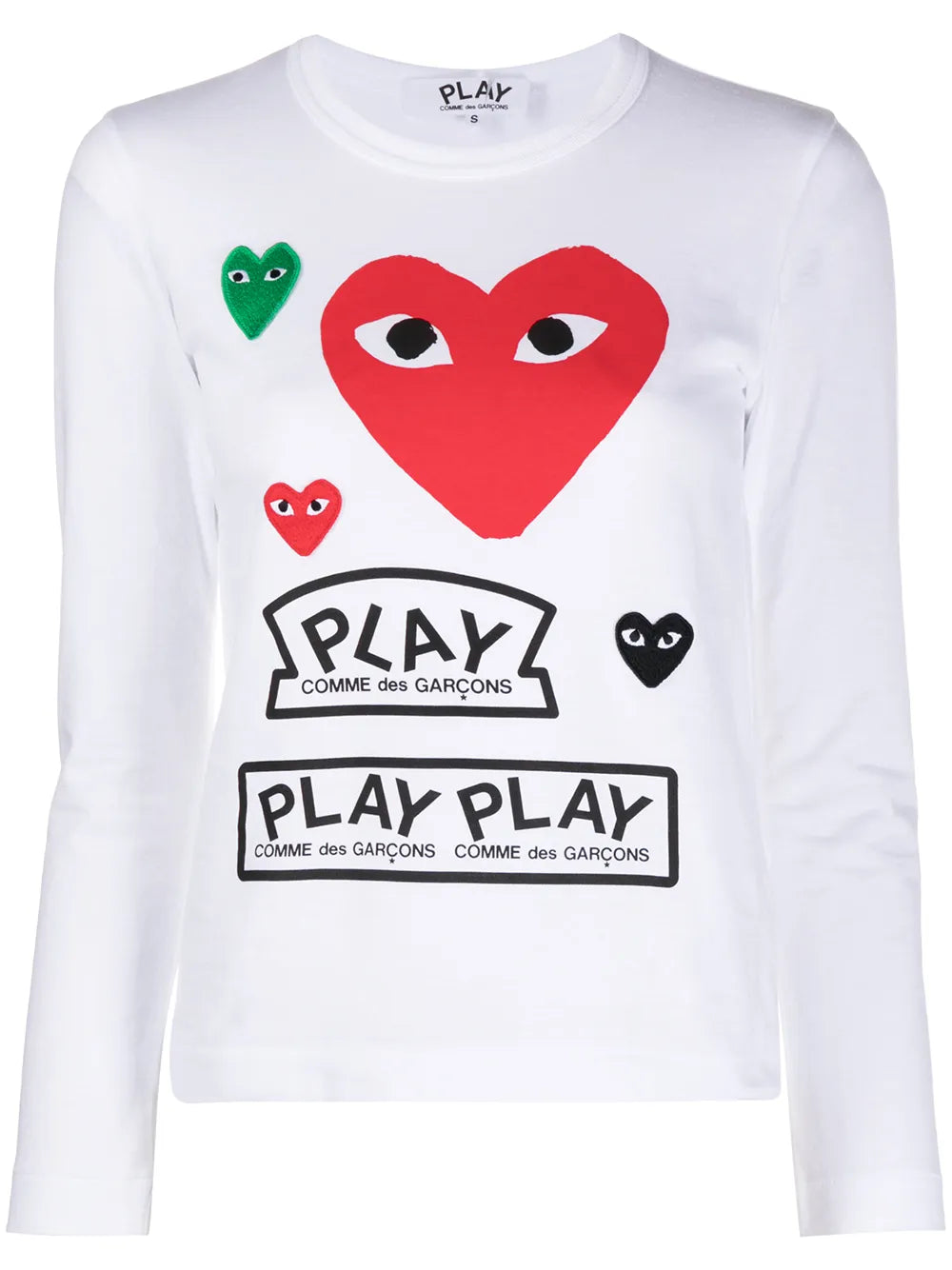 Long-Sleeved Multi-Logo T-Shirt