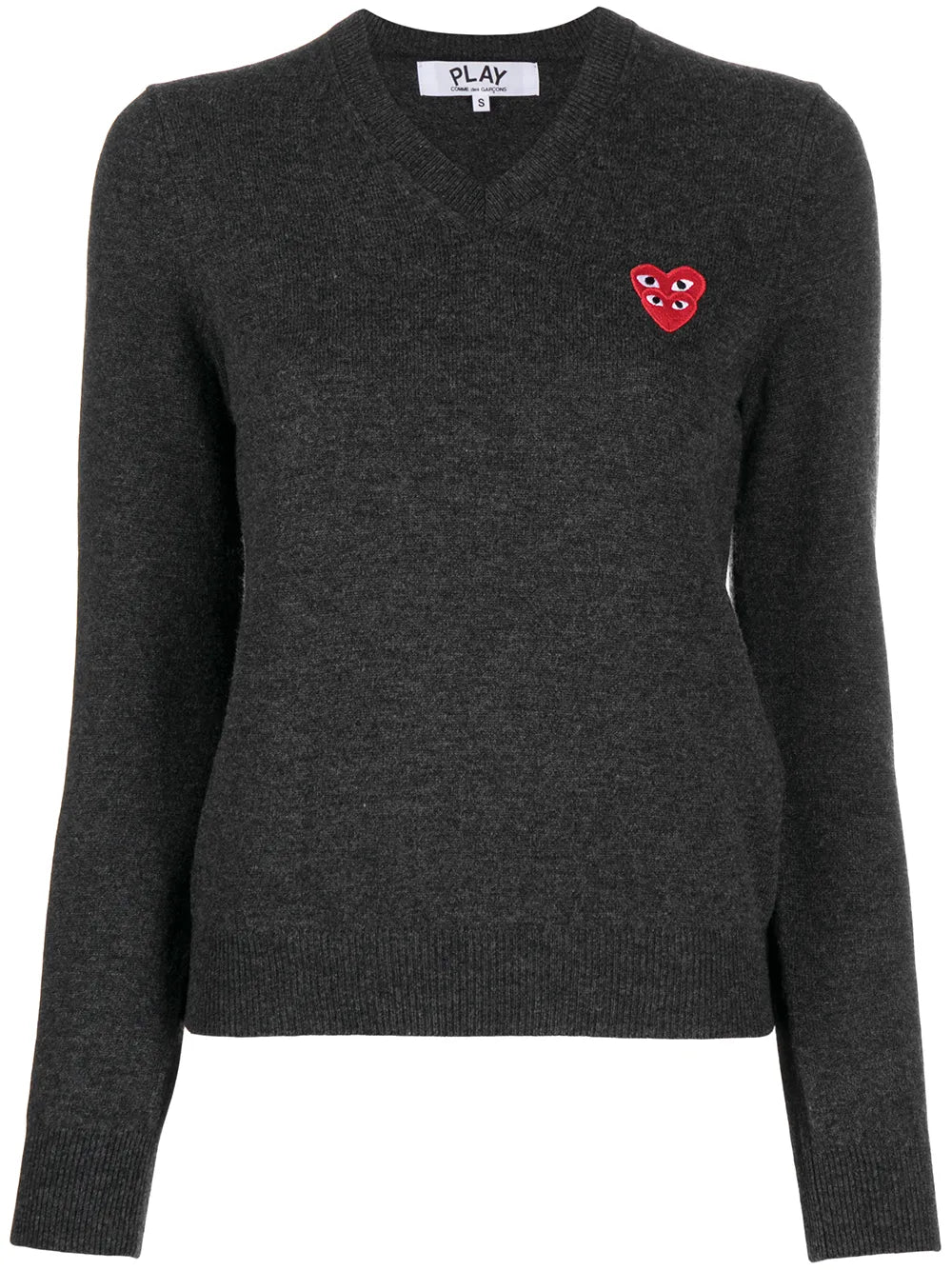 V-Neck Overlapping Heart Top